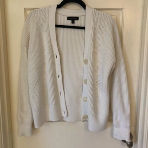 Banana republic white cardigan